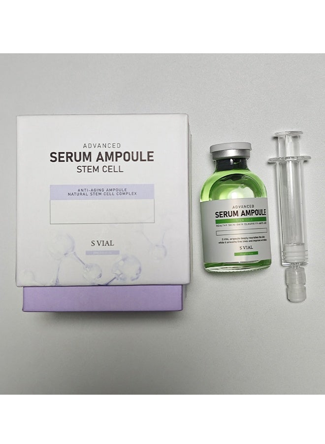 S VIAL أمبولة سيروم، سيروم أمبولة / سيرو أمبولا / سيروم أمبولة / أمبولة سيروم مضادة للشيخوخة بمركب خلايا جذعية طبيعية / خلايا جذعية / خلايا جذعية / أمبولة سيروم لتقوية الوجه والجسم للاستخدام مع أو بدون جهاز الديرما بن للعناية بالبشرة - Image 5